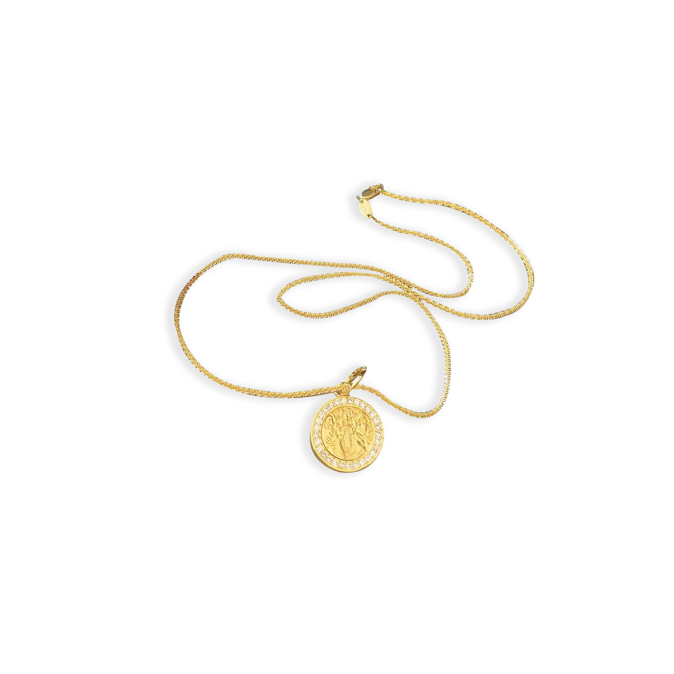 Ch*0me He**ts angel pendant necklace 326720